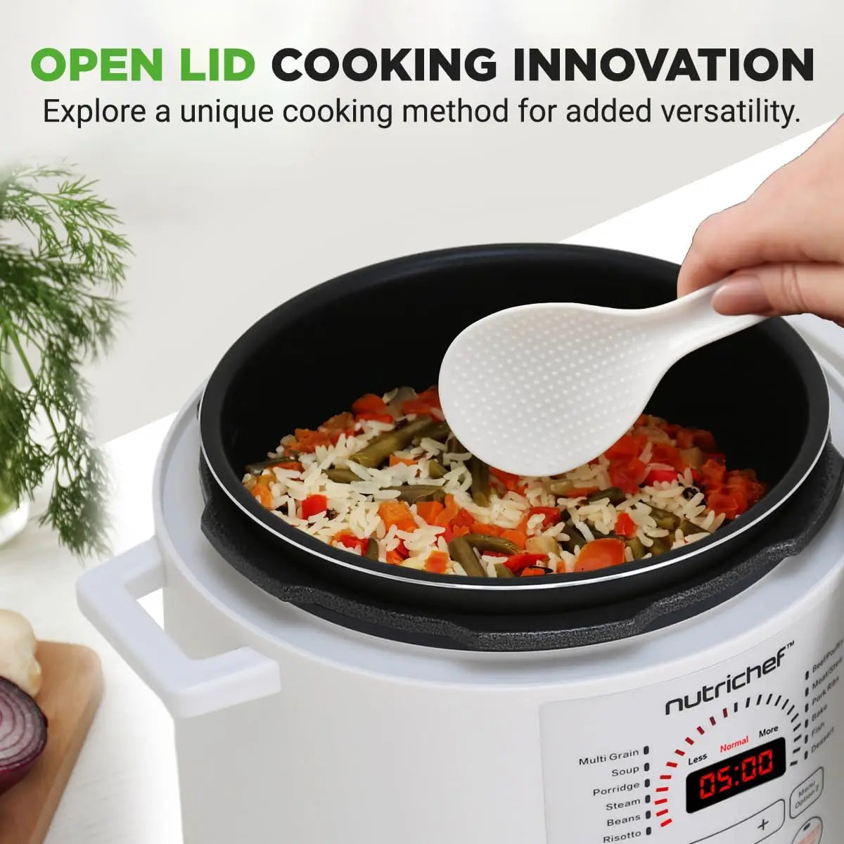 Iosn Electric Pressure Cooker Digital 9 Function Countertop