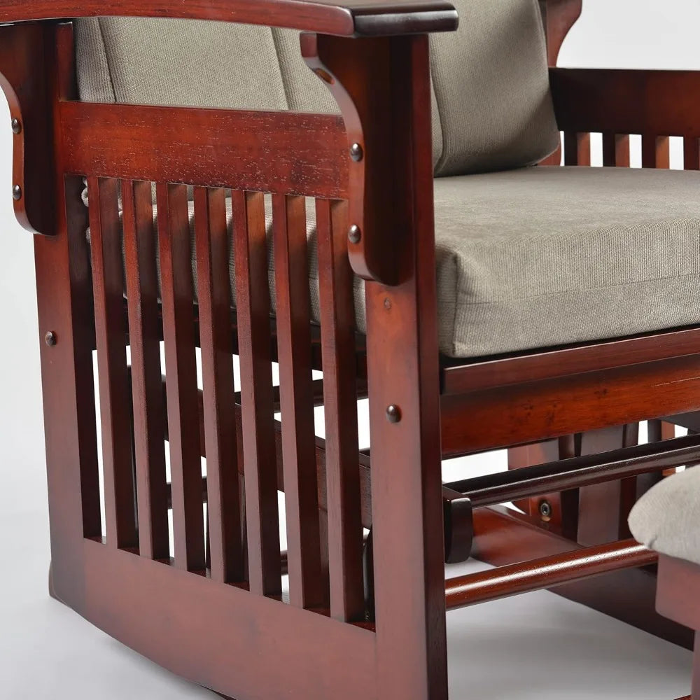 TANGXU Glider Rocking Chair With Ottoman For Nursery