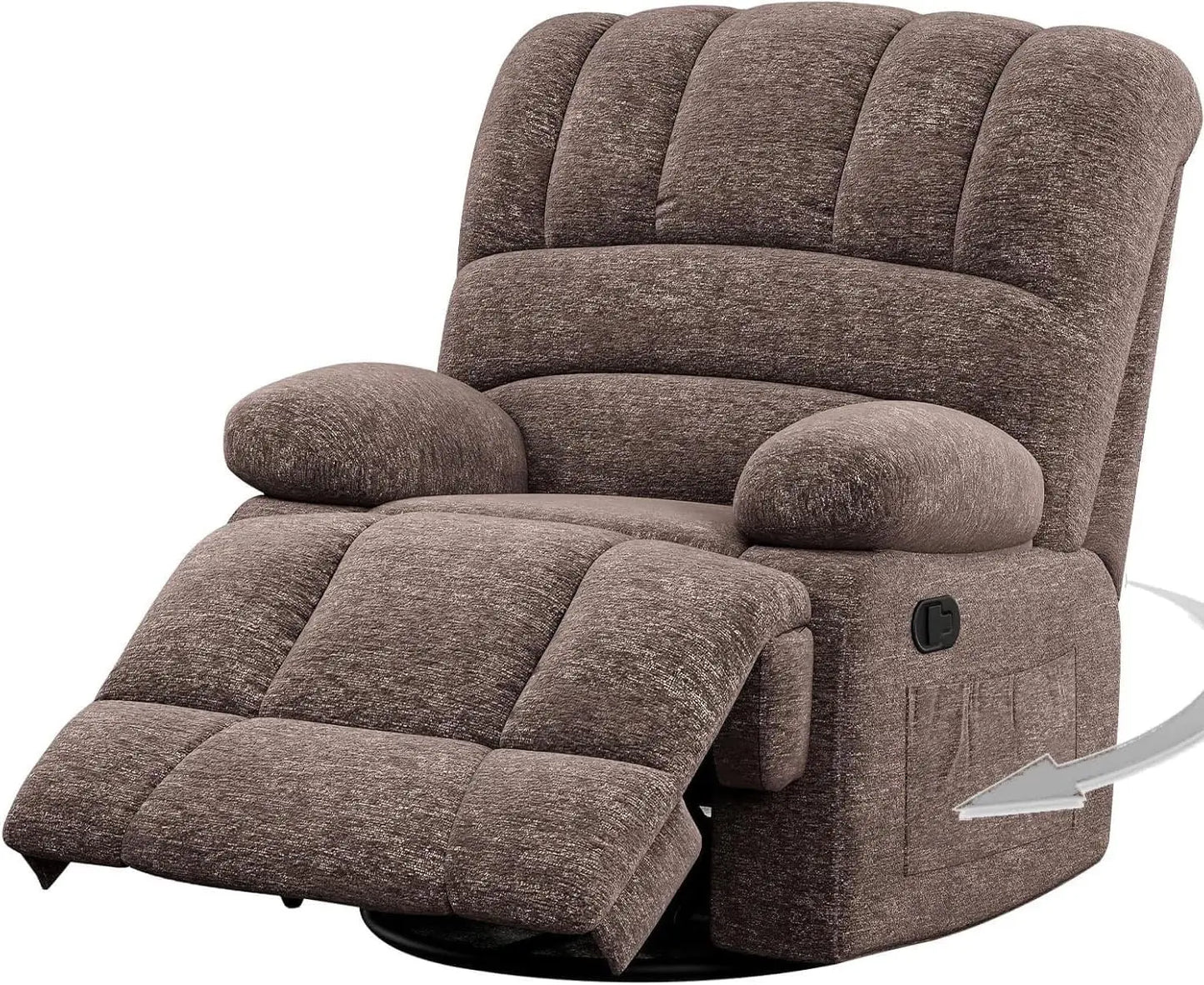 OEING Power Recliner Chair With Adjustable Backrest