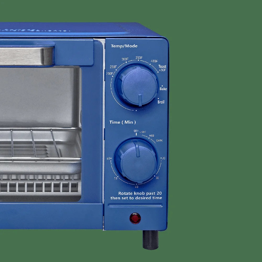 XMSJ Compact Toaster Oven With Rack Pan And Easy Clean