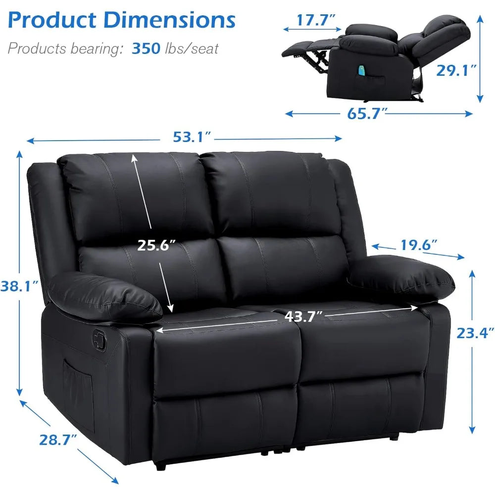 HUANZHUANG Home Theater Seating With Massage And Heat