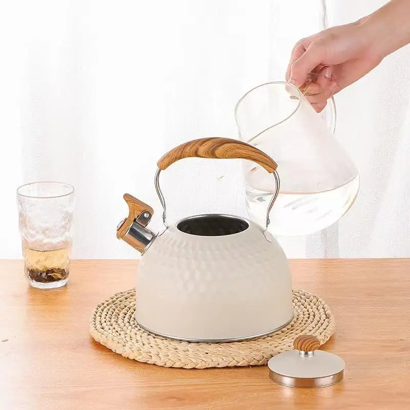 Stainless Steel Tea Kettle Whistling Teapot For Stovetop