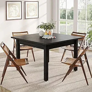 TANGXU Rustic Wood Dining Table Farmhouse Kitchen Living