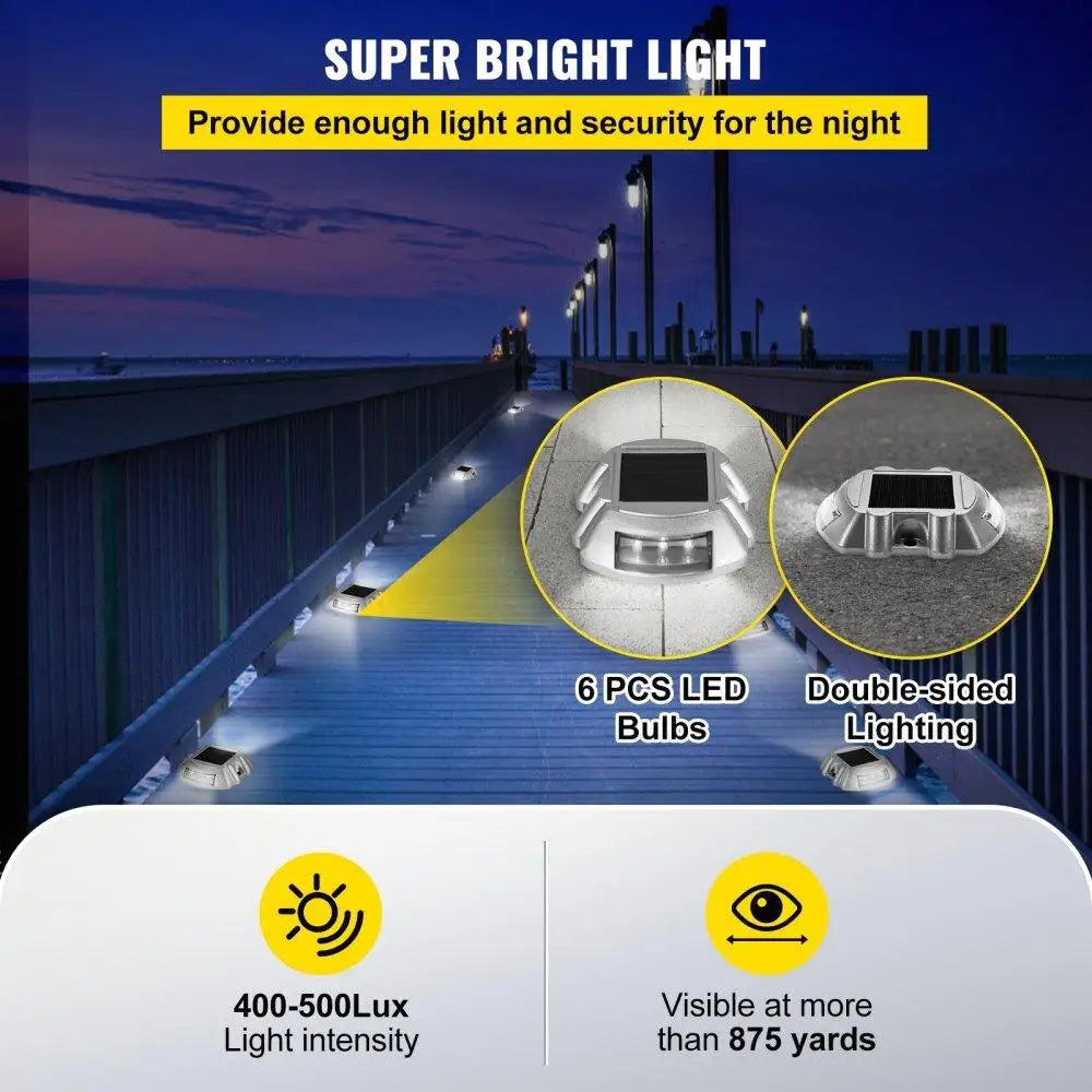 Solar Driveway Lights 24 Pack Waterproof Wireless Garden