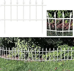 Roman Decorative Garden Fence Panels Set Of Twenty Border