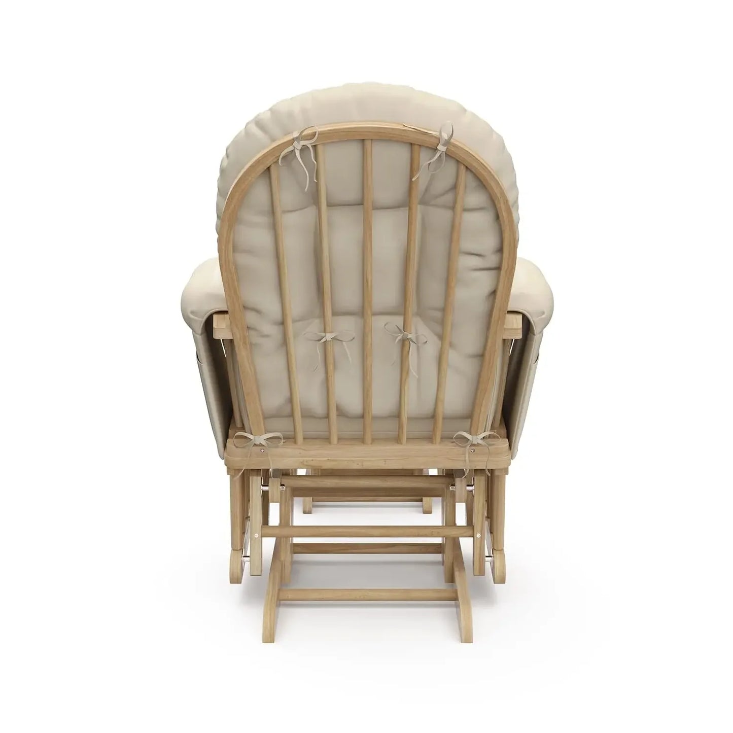 XMSJ Hoop Glider and Ottoman Premium with Padded Cushions