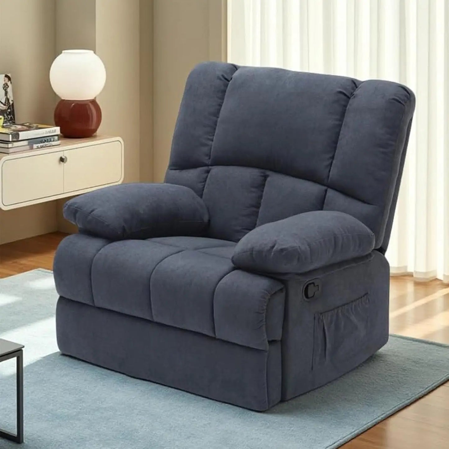 OEING Power Recliner Chair With Adjustable Backrest