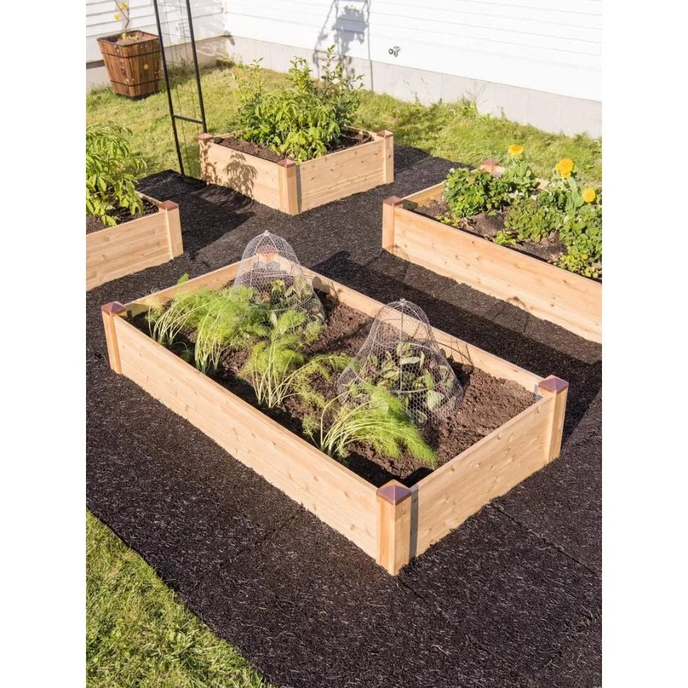 Gardener's Supply Company Copper Cap Cedar Raised Bed