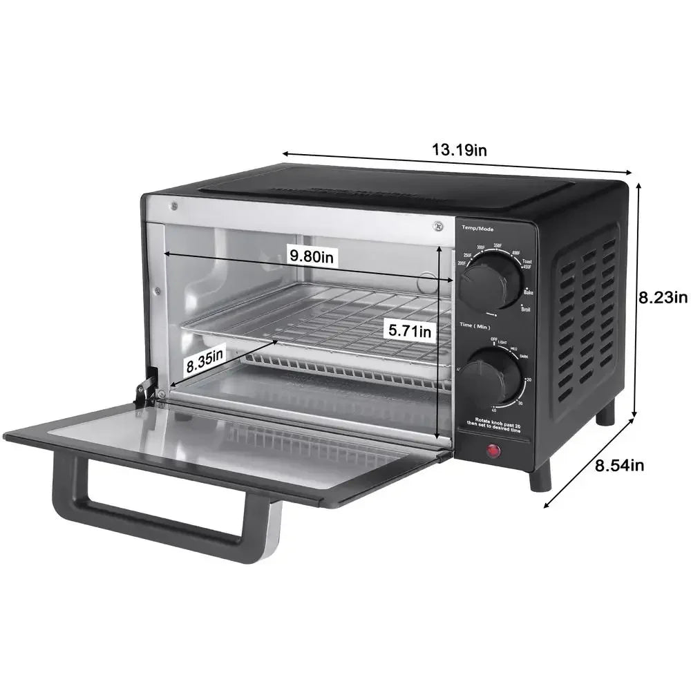 XMSJ Toaster Oven Convection Bake Broil Toast 1050W