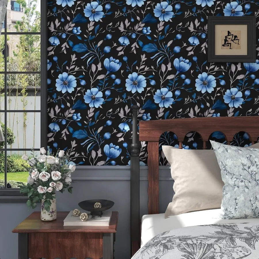 Guangdong Peel And Stick Floral Wallpaper Boho Adhesive