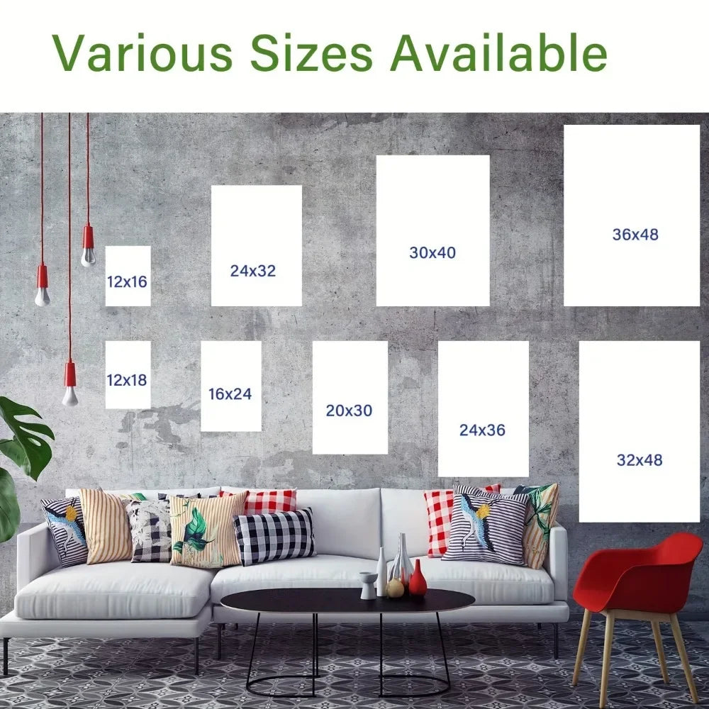 Hign Concerned Elegant Feng Shui Seven Horses Wall Art