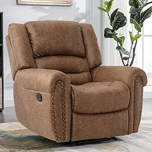 XMSJ Breathable Manual Recliner Chair For Living Room