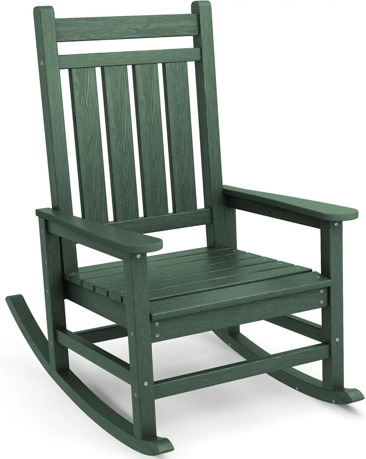 Angduo Outdoor Rocking Chair HDPE All Weather Porch Rocker