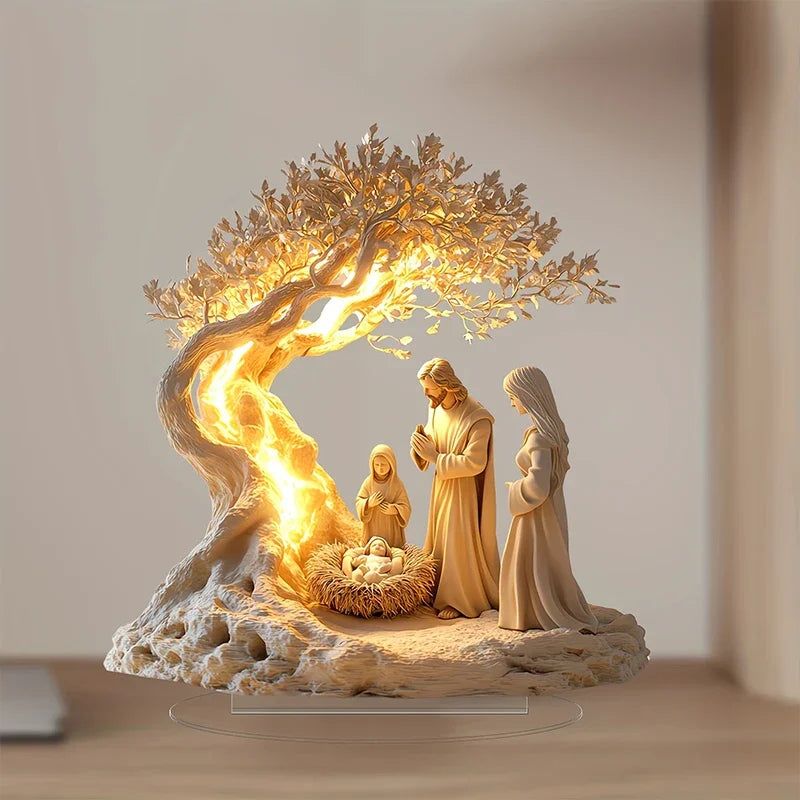 Hign Concerned Chemical Easter Nativity Figurine Decor