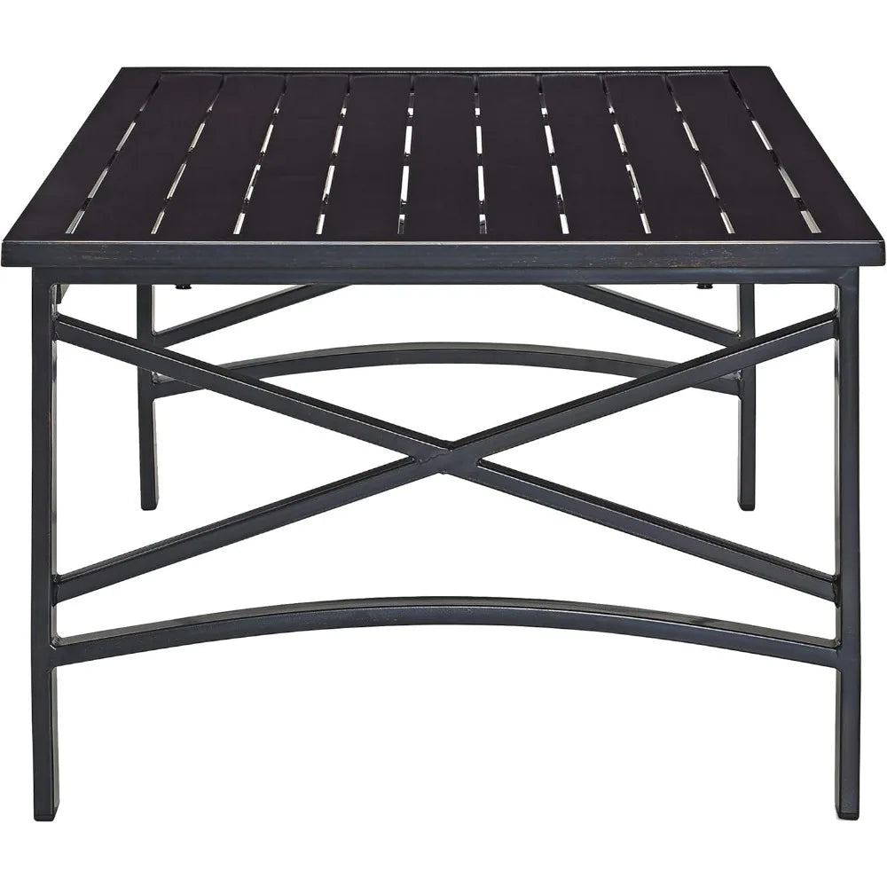 Kaplan Weather Resistant Metal Outdoor Coffee Table