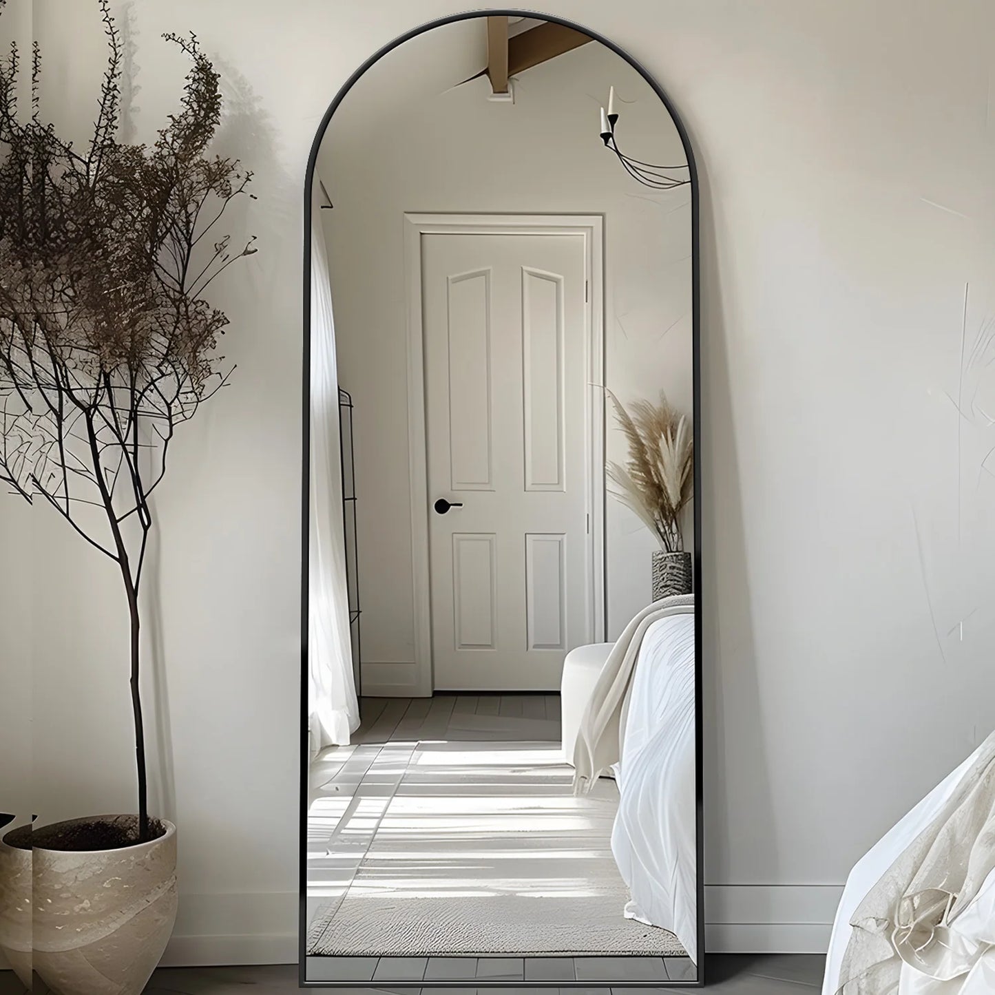 Antok Full Length Floor Mirror With Stand For Bedroom