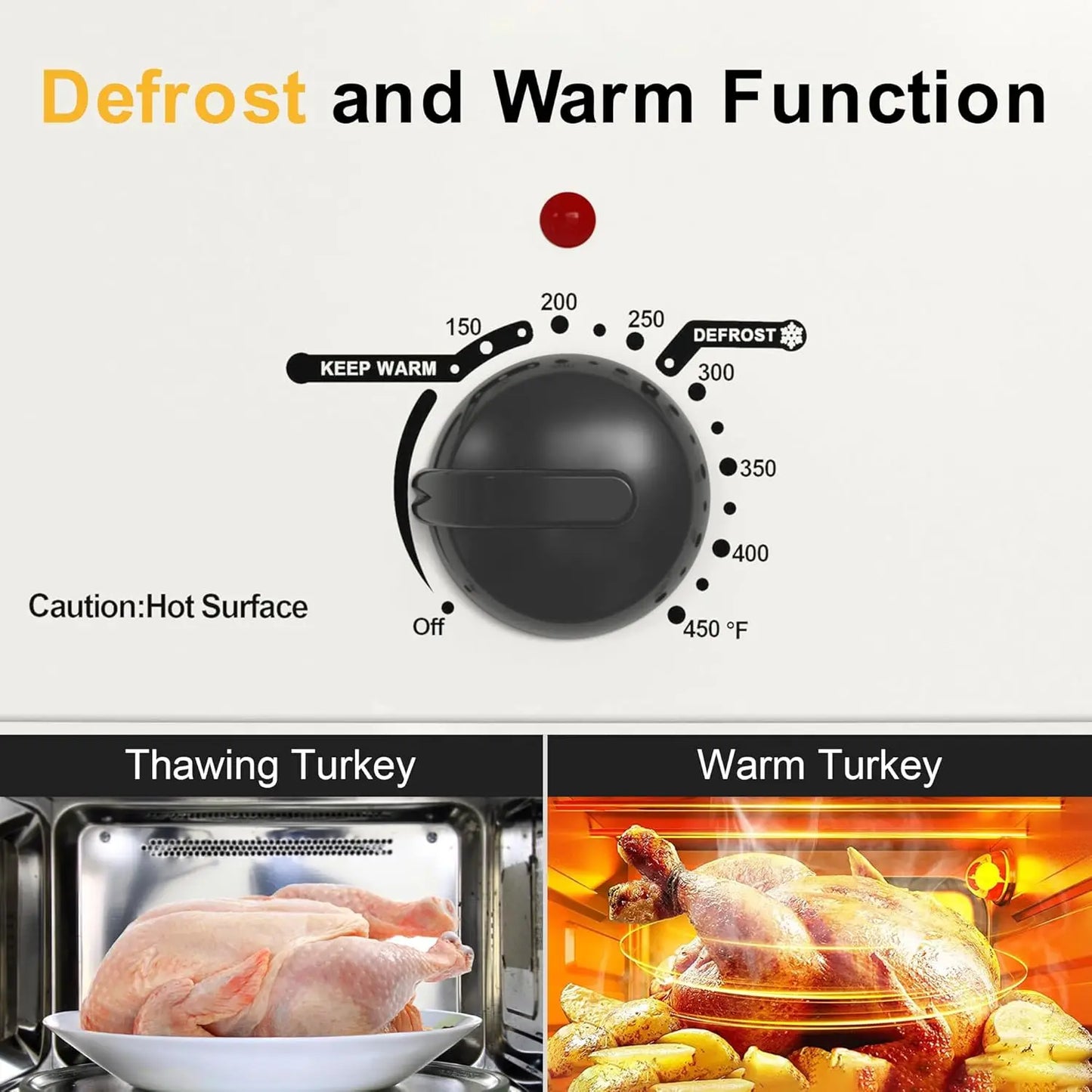 Iosn Roaster Oven 1450W Electric With Self Basting Lid