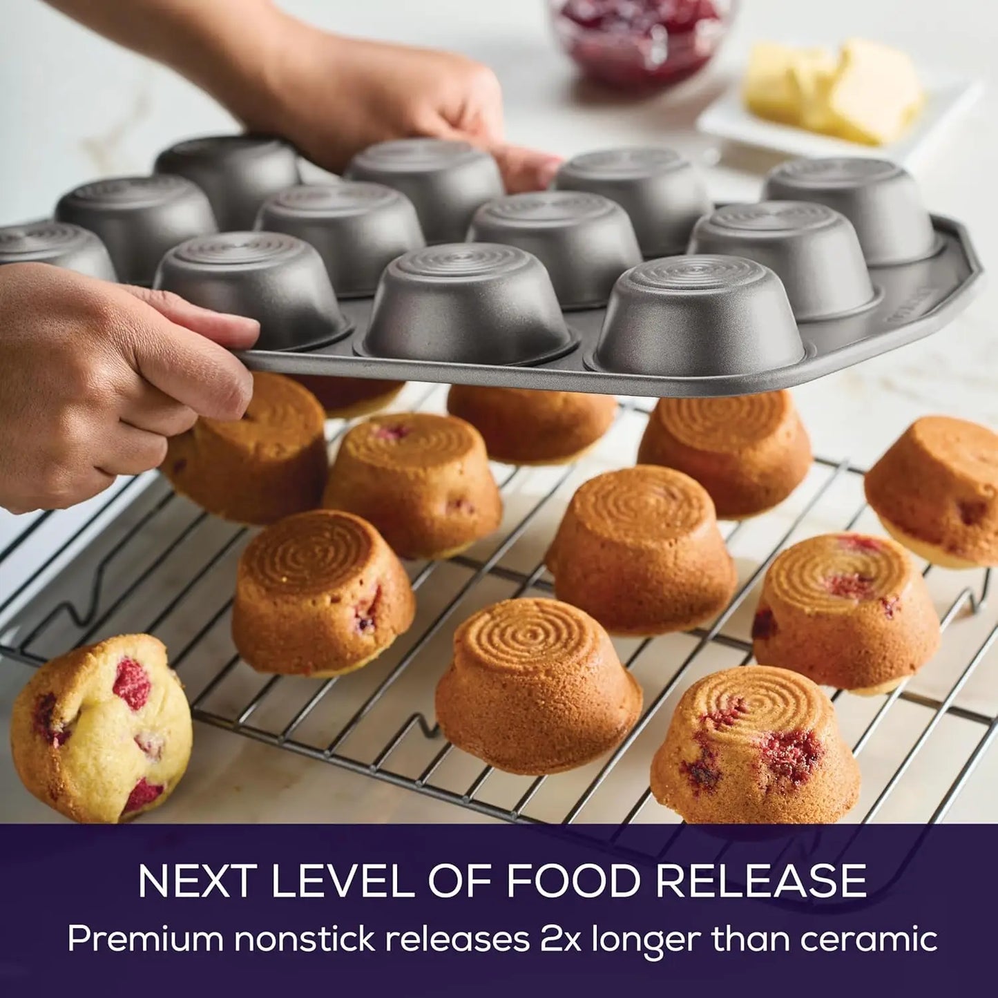 XMSJ Nonstick Bakeware Set With Bread Pan And Cookie Sheet