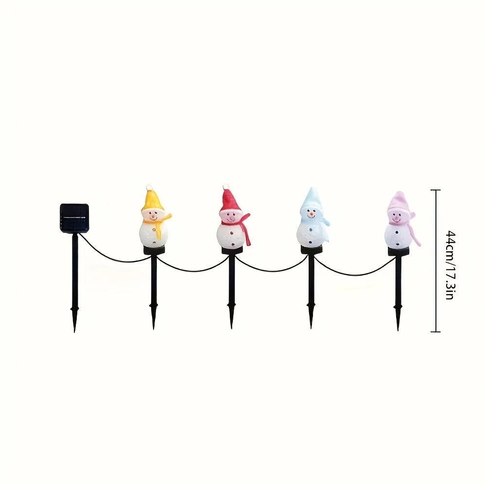 Snowman Solar Lights for Garden and Lawn Christmas Decoration IP65