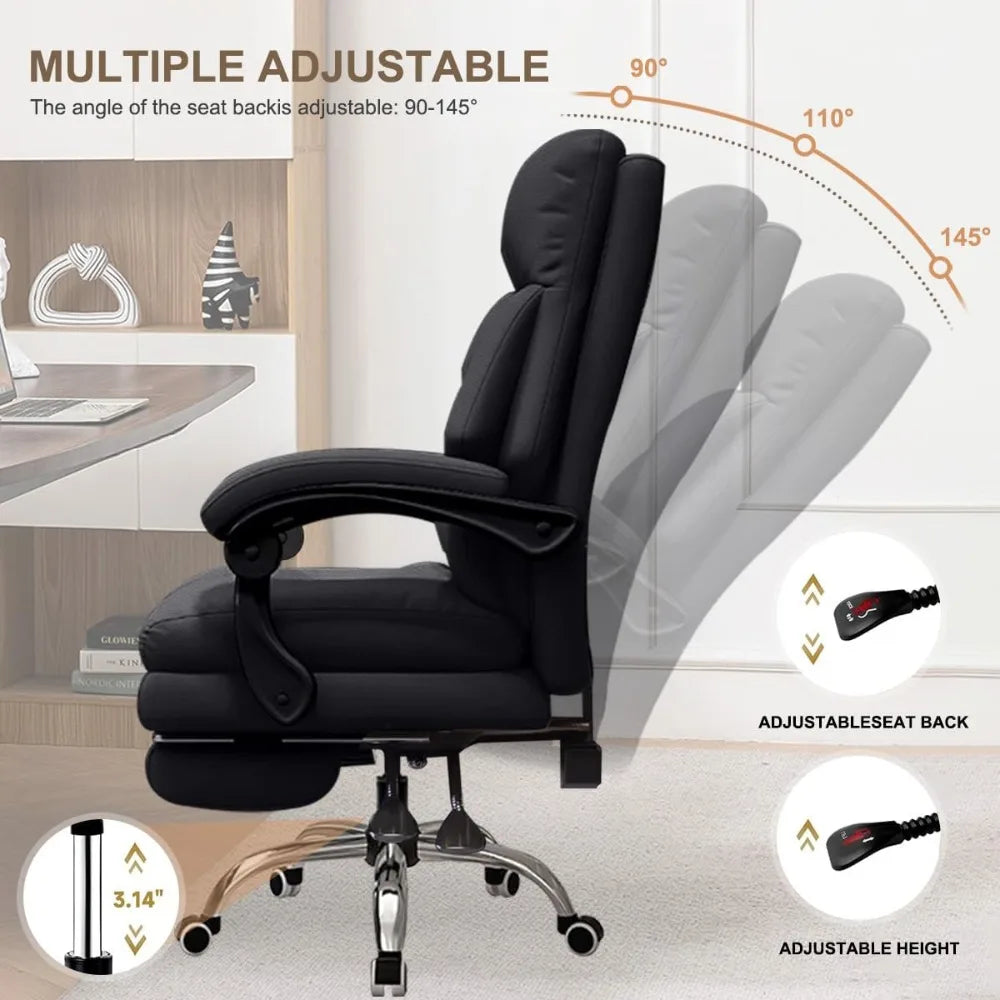HUANZHUANG High Back Office Chair Ergonomic Desk Chair