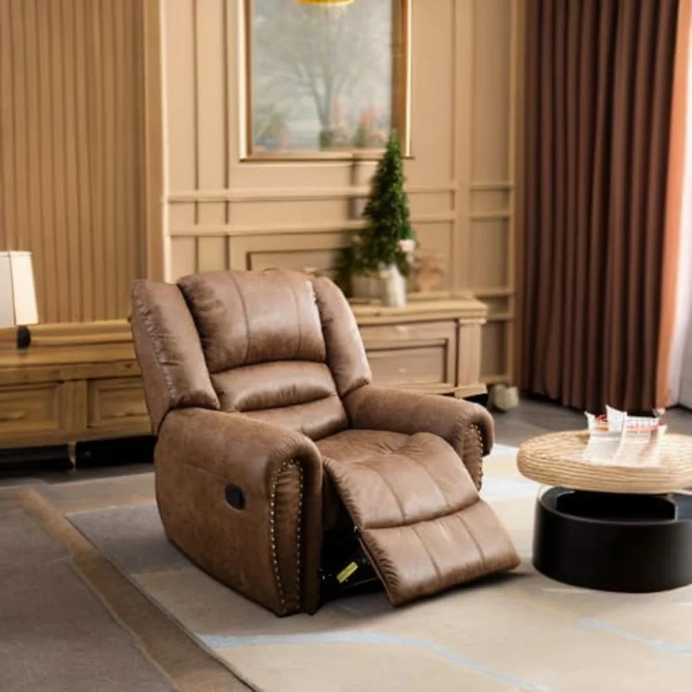XMSJ Breathable Manual Recliner Chair For Living Room