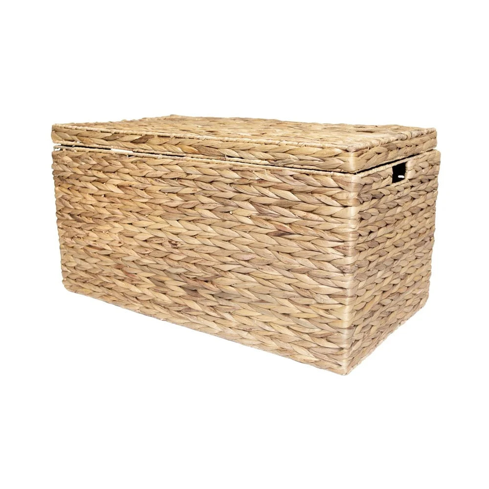 Fujian Natural Water Hyacinth Storage Trunk Woven Basket
