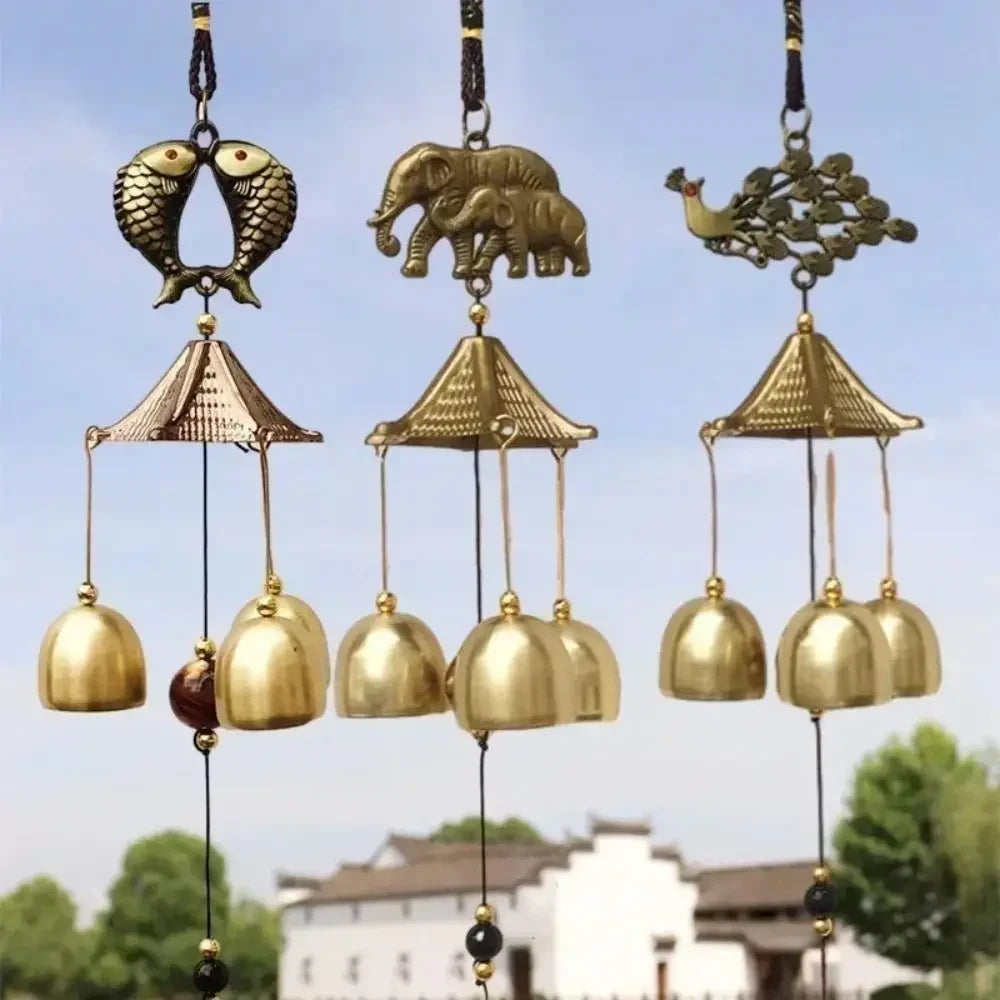 Hign-concerned Copper Wind Chimes Outdoor Garden Decor