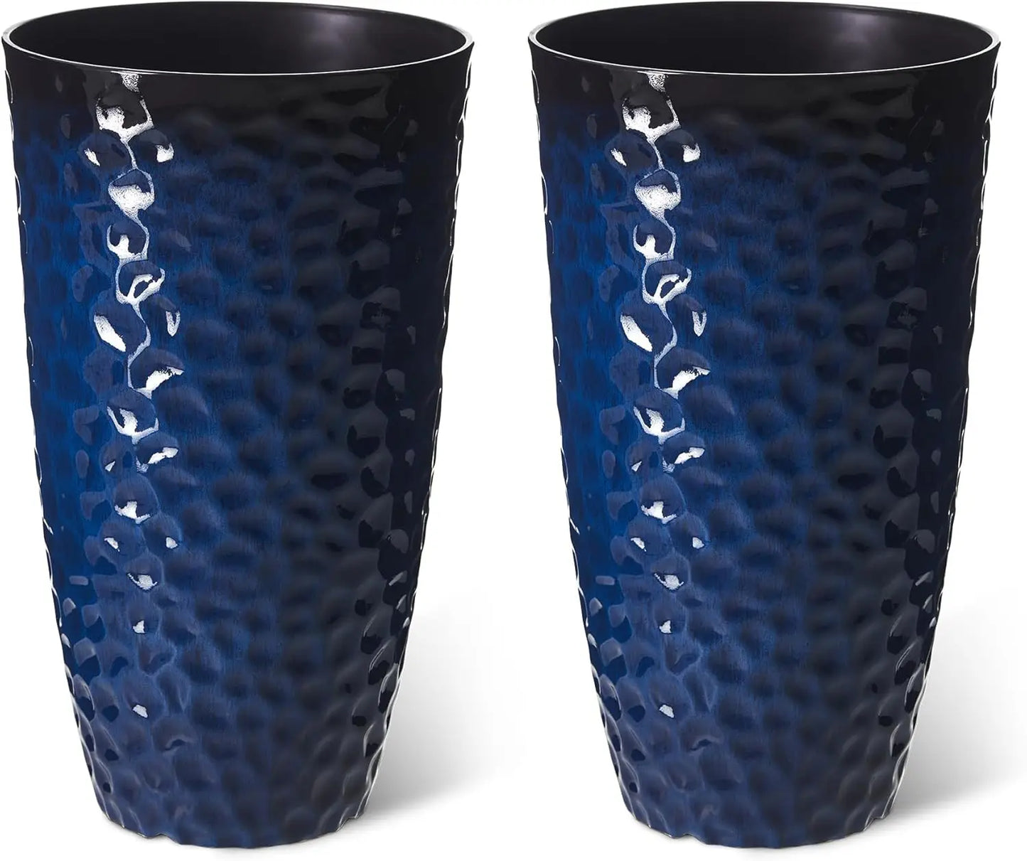 JIAOYING Modern Honeycomb Textured Planters Set Of 2