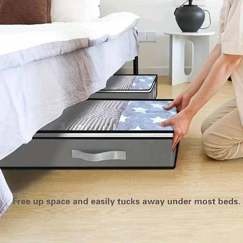 NONECN Dustproof Under Bed Storage Box With Reinforced Handles