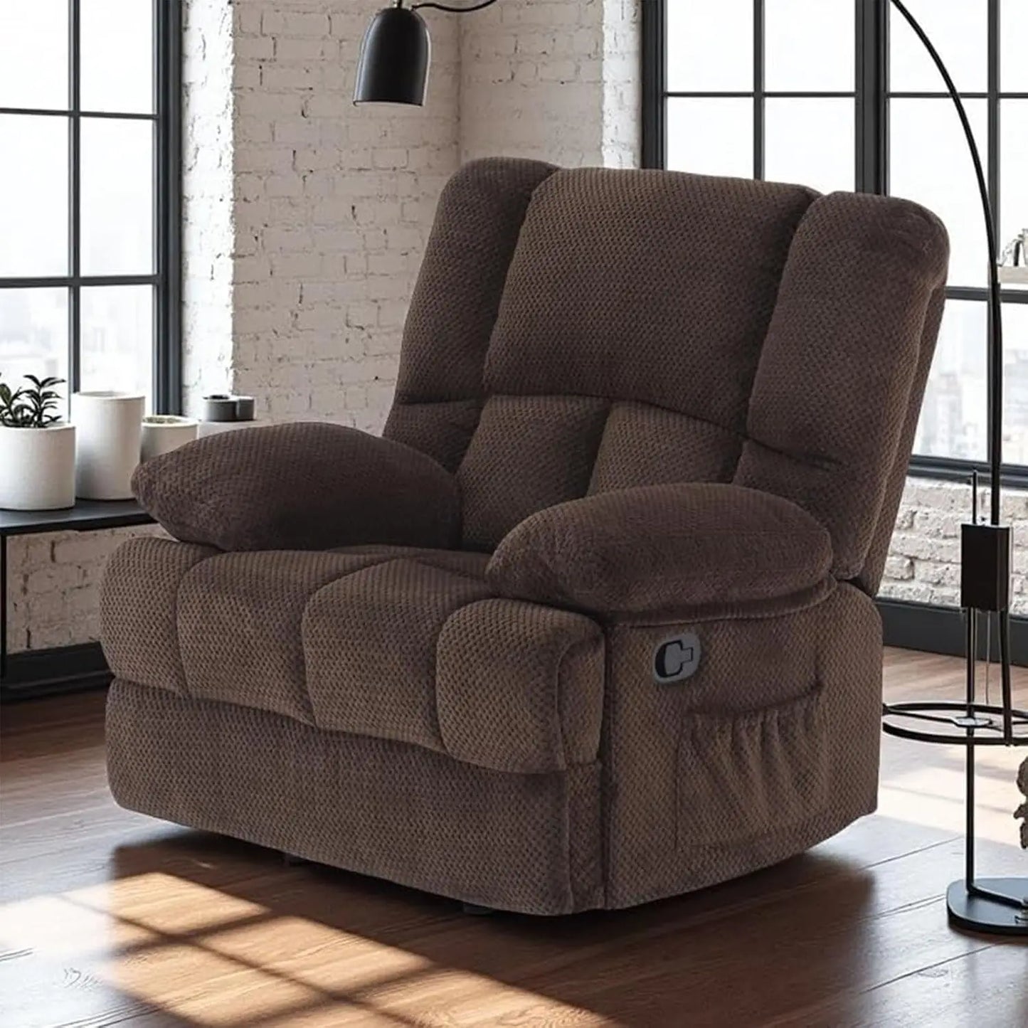 OEING Power Recliner Chair With Adjustable Backrest