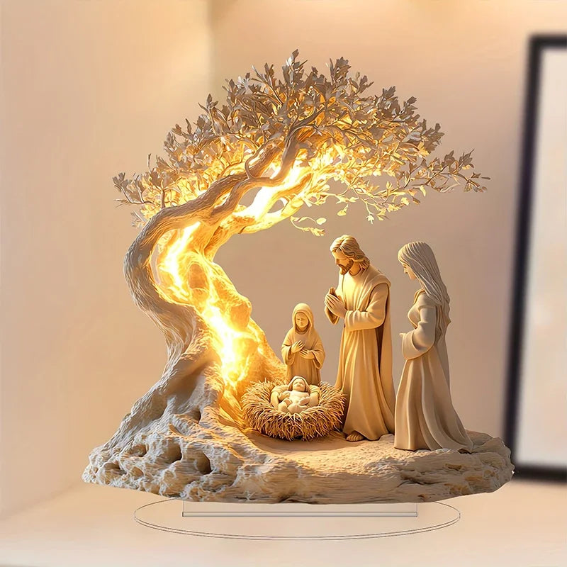 Hign Concerned Chemical Easter Nativity Figurine Decor