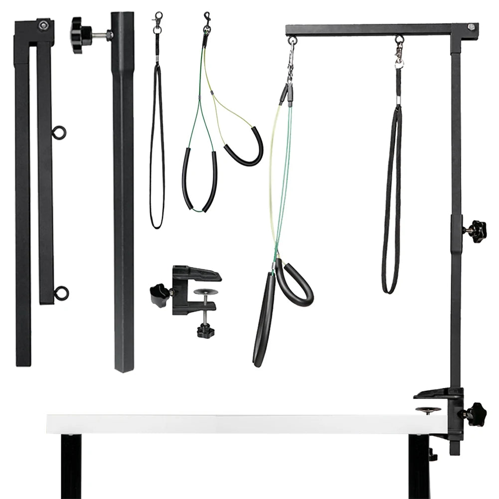 Shunmaii Dog Grooming Table Bracket Arm Restraint Rope
