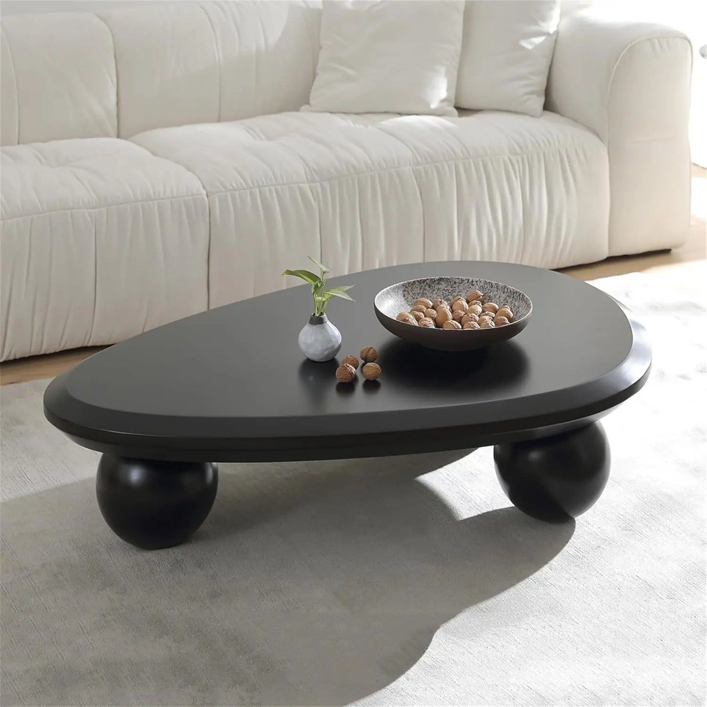 GUANGBAI Cloud Coffee Table Modern Living Room Easy Assembly