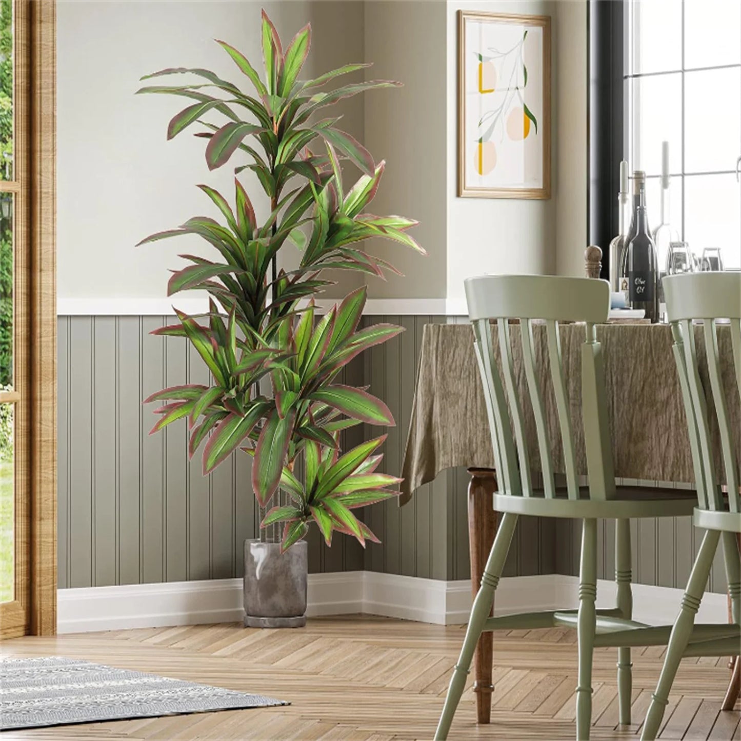 CN Guangdong Dracaena Artificial Plant Faux Tree In Pot