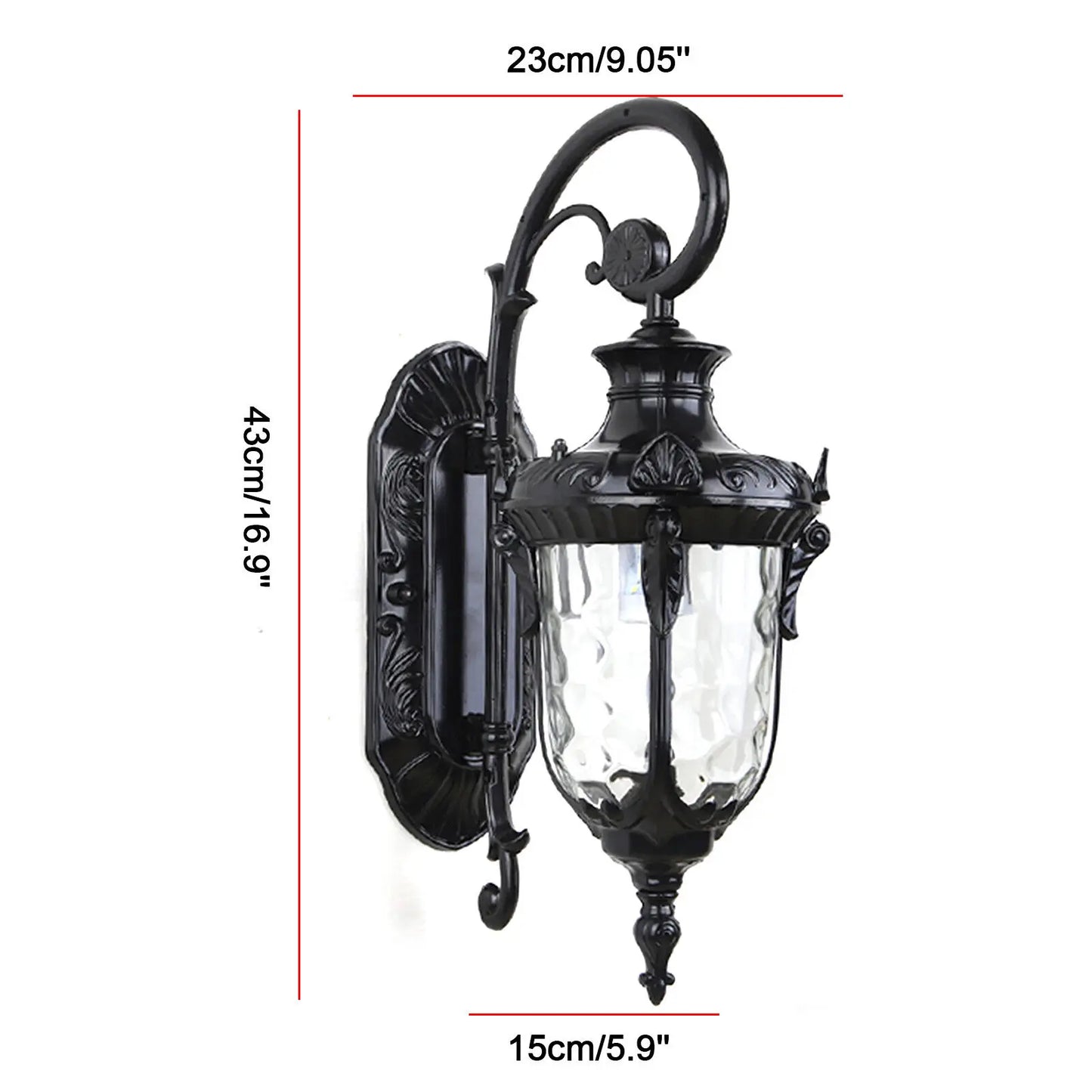 LOYALHEARTD Outdoor Wall Light Fixture Exterior Waterproof Sconce