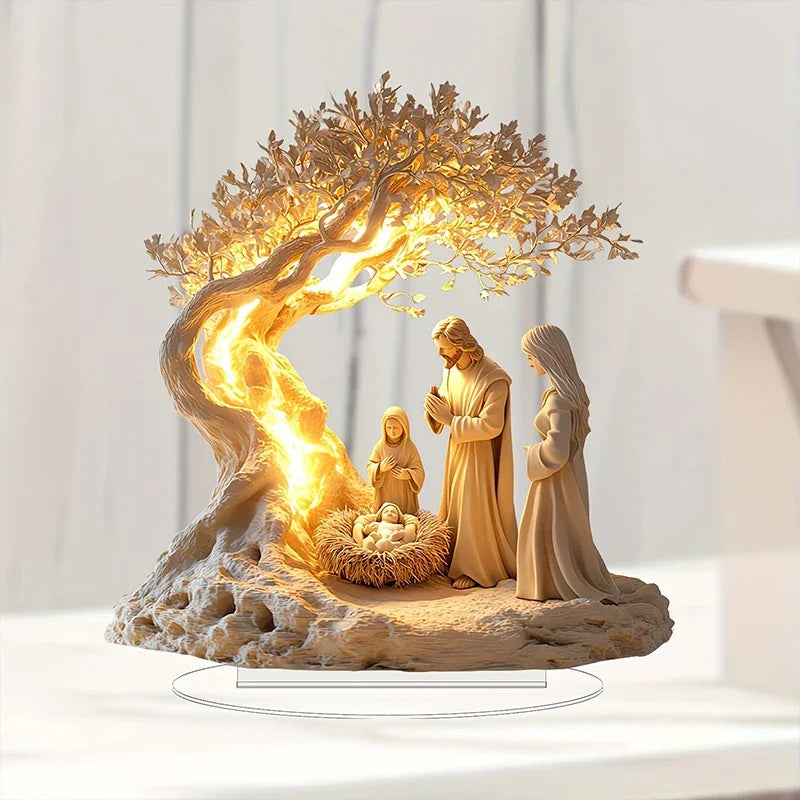 Hign Concerned Chemical Easter Nativity Figurine Decor