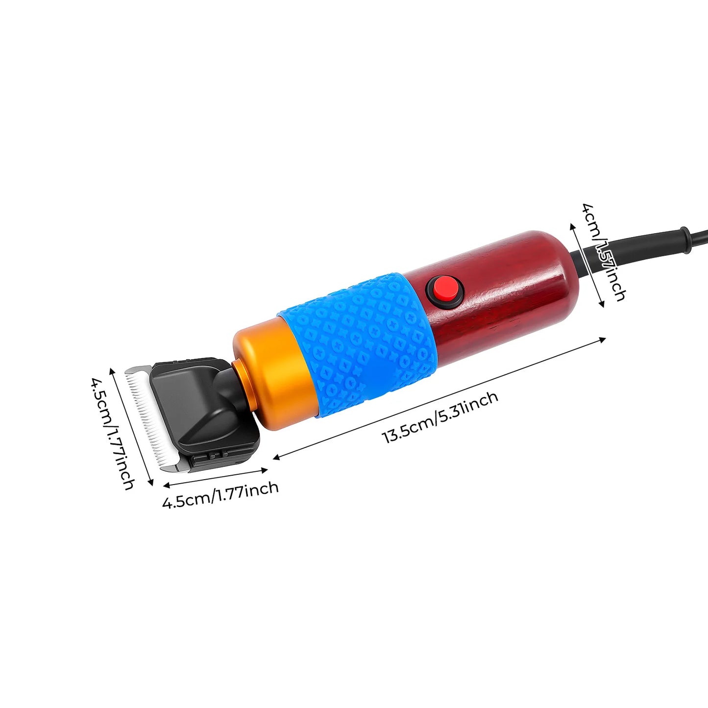 36W Dog And Cat Grooming Clipper Kit With Detachable Blades