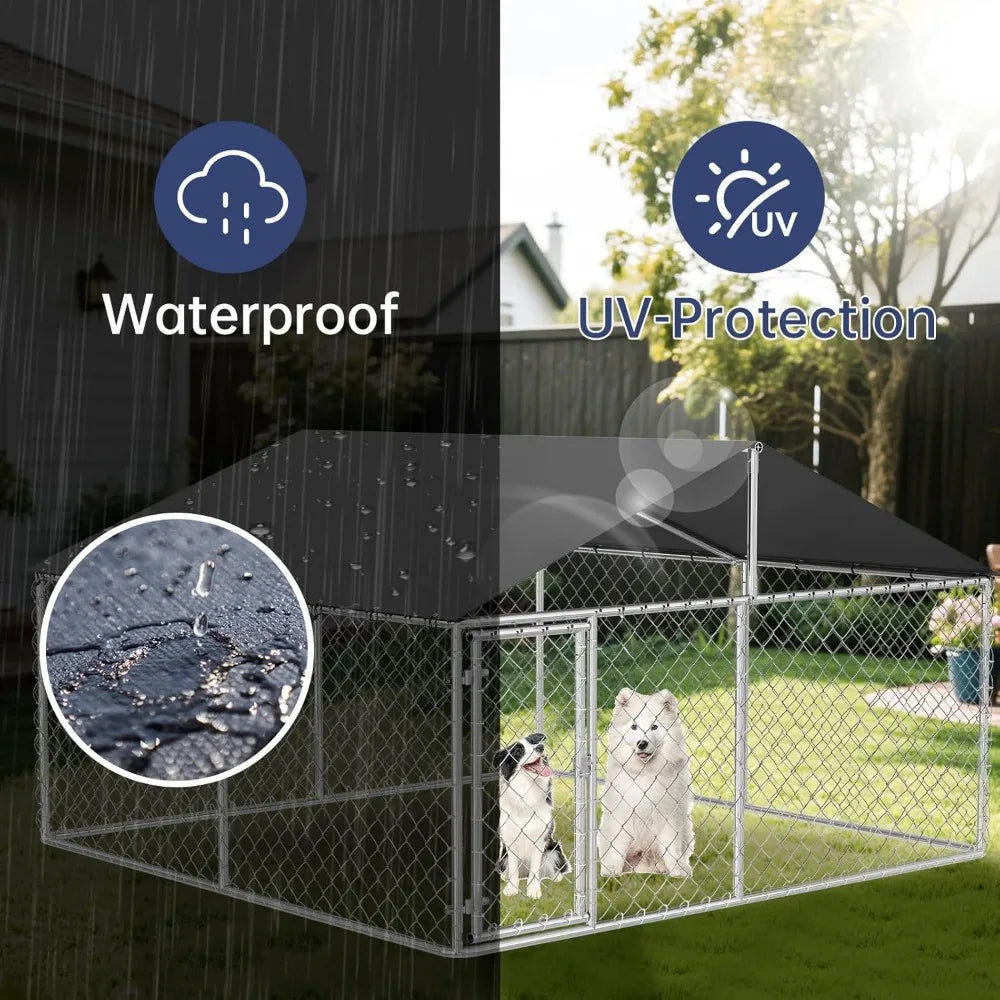 Hign-Concerned Outdoor Dog Enclosure Heavy Duty Kennel Mesh