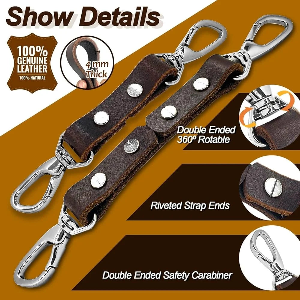 Fujian Durable Leather Dog Collar Safety Clip Harness