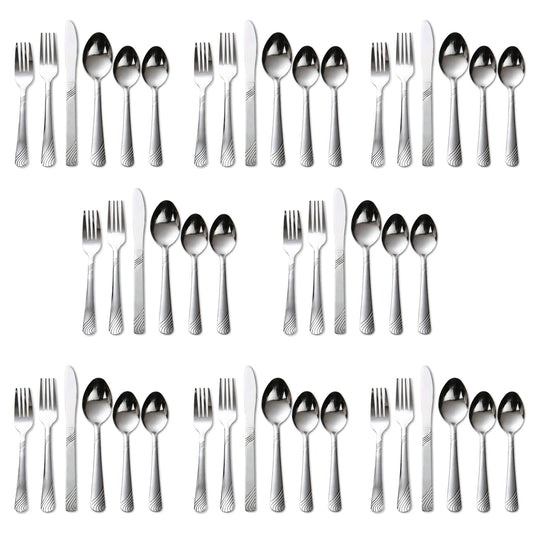 HANSMART Stainless Steel Flatware Set Dinnerware For Eight