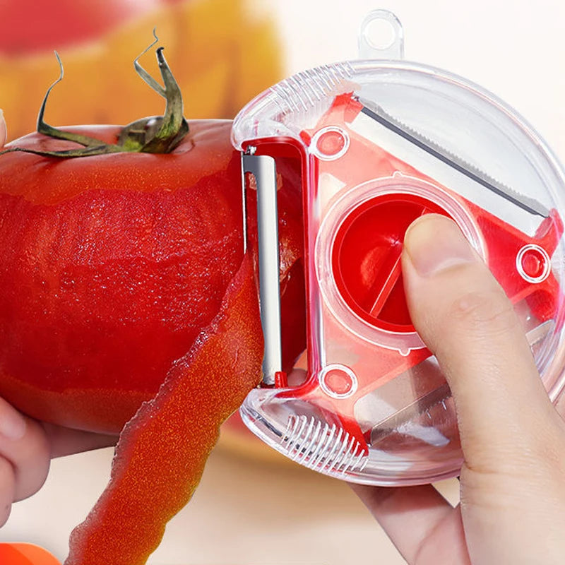 YOCITY 3 In 1 Magic Trio Peeler Set Slicer Shredder Julienne