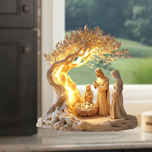 Hign Concerned Chemical Easter Nativity Figurine Decor