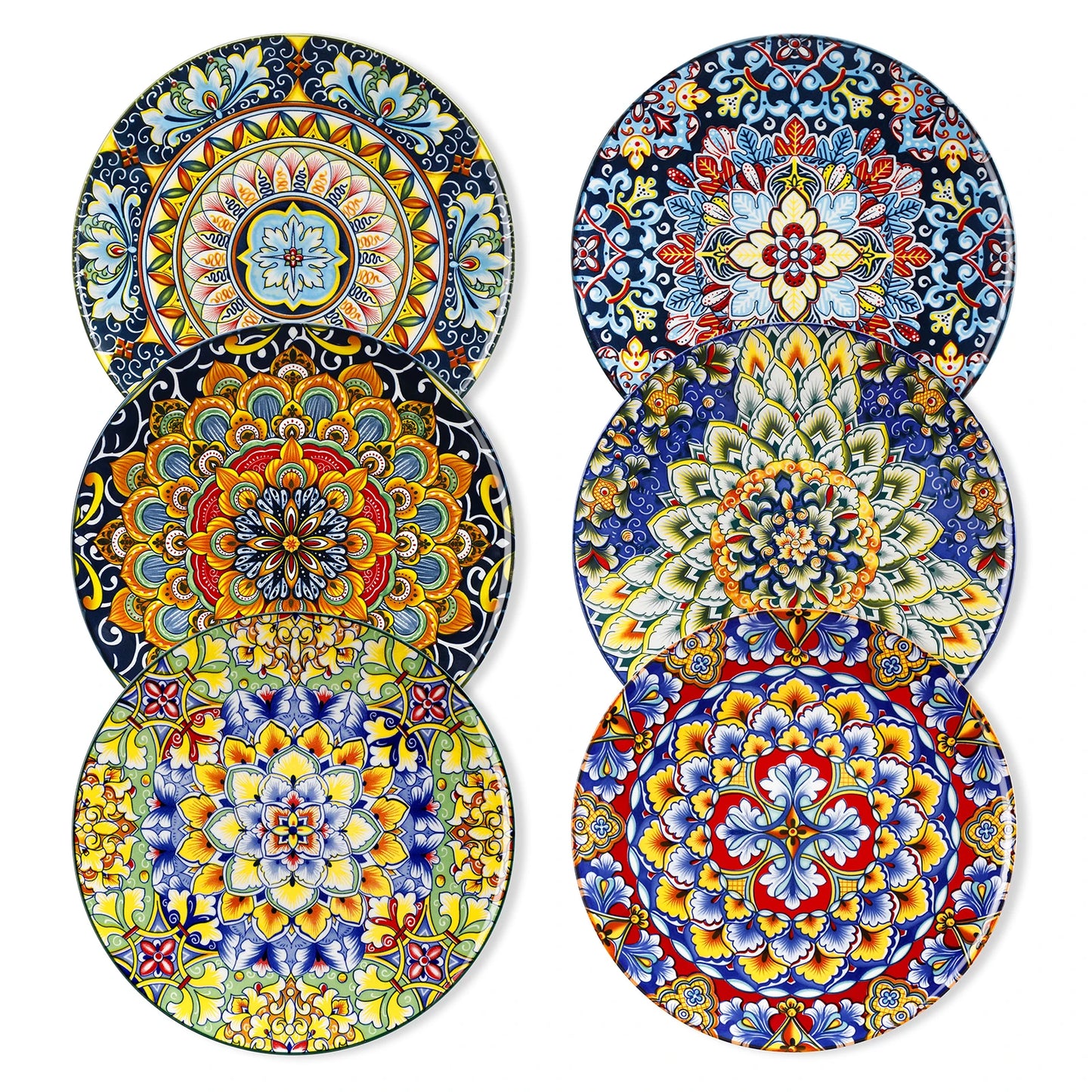 Vancasso Porcelain Dinner Plates Set Scratch Resistant Dinnerware