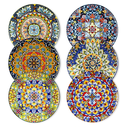 Vancasso Porcelain Dinner Plates Set Scratch Resistant Dinnerware