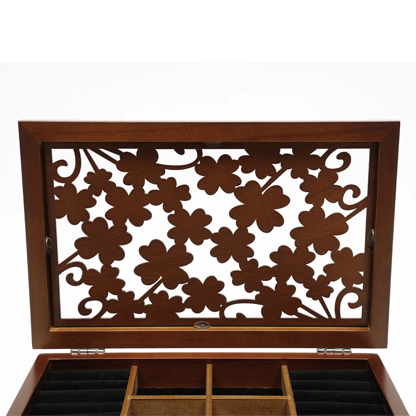 Hign-concerned 6 Layer Wooden Jewelry Box Organizer Watches