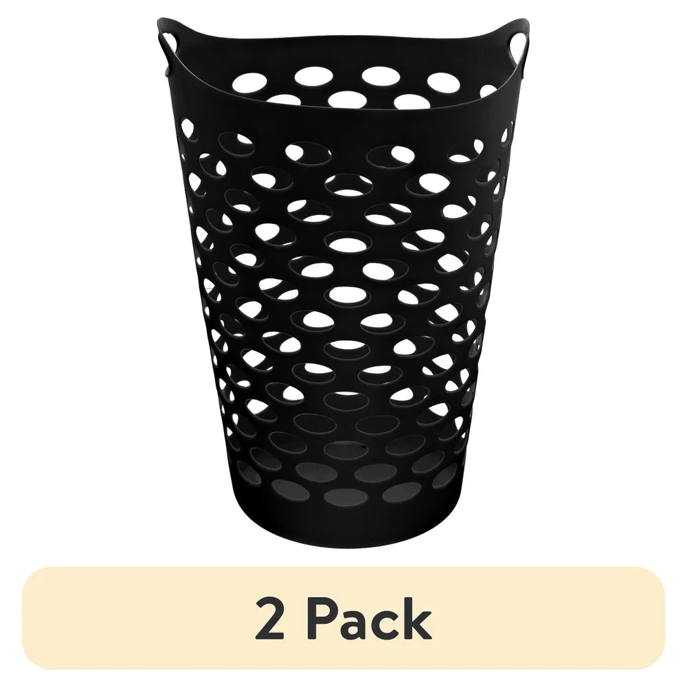NONECN 2 Pack Flexible Laundry Hamper With Carrying Handles