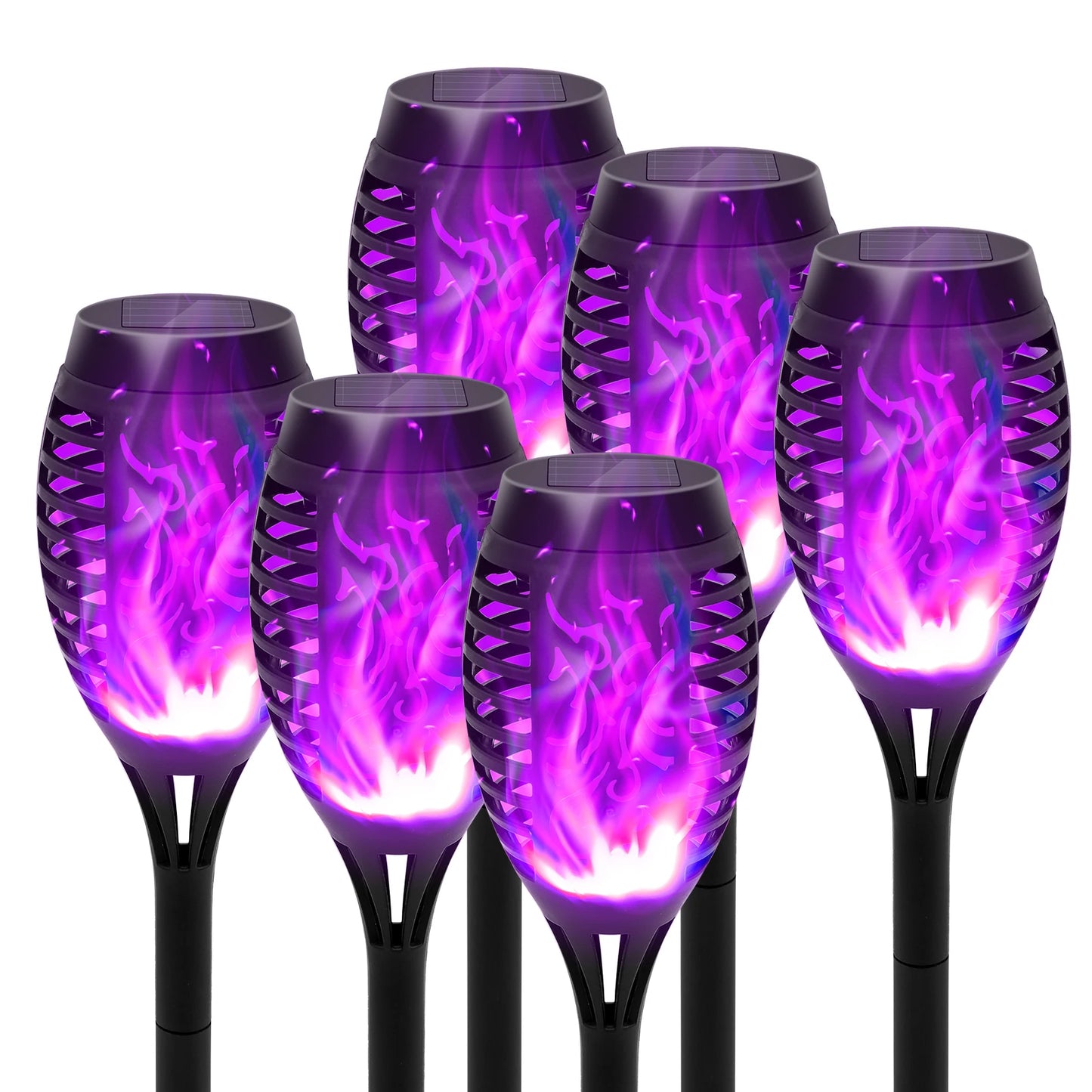 Solar Flame Light Outdoor Flickering Waterproof Garden Patio
