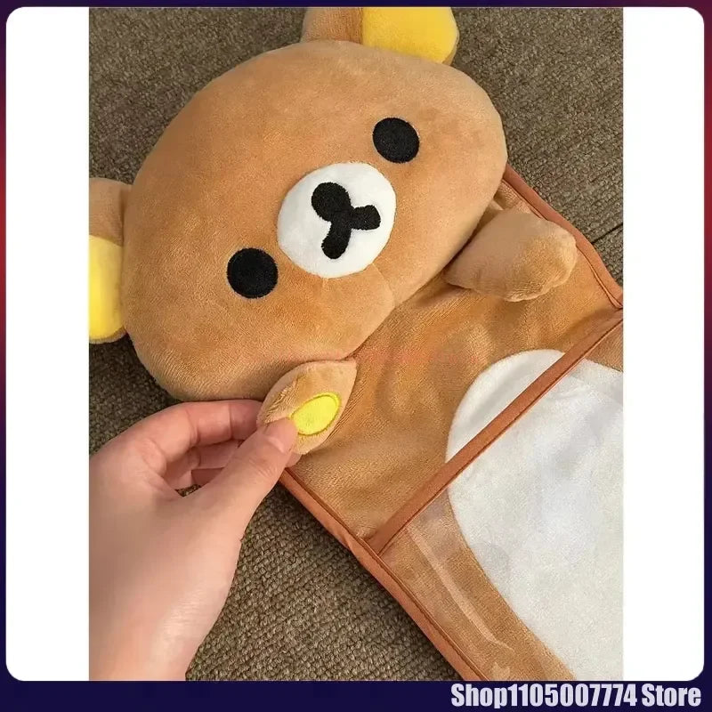 NONECN Kawaii Rilakkumas Wall Hanging Storage Bag Door Organizer