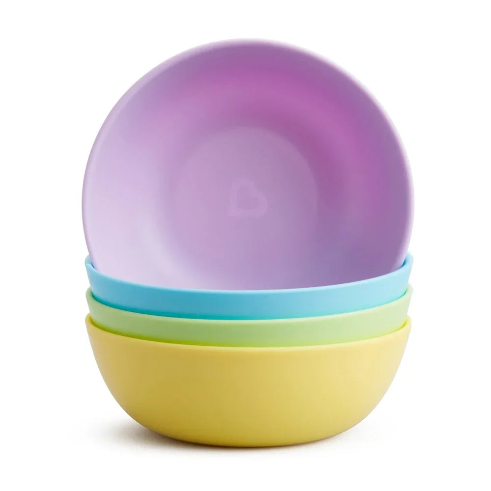 Toddler Multi Dining Set BPA Free Stackable Plates Bowls Cups