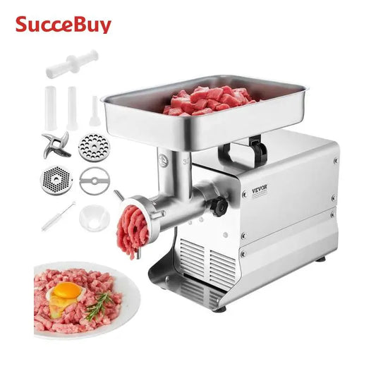 VEVOR Electric Meat Grinder 1000W Commercial Stainless Steel